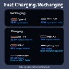 Vention Powerbank 20000mAh 22.5W Built-in USBC+Lighting Black FHPB0 Vention Powerbank 20000mAh 22.5W Built-in USBC+Lighting Black FHPB0
