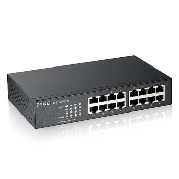 Zyxel Switch Gigabit Ethernet 16-Port R/M UK Plug GS1100-16 Zyxel Switch Gigabit Ethernet 16-Port R/M UK Plug GS1100-16