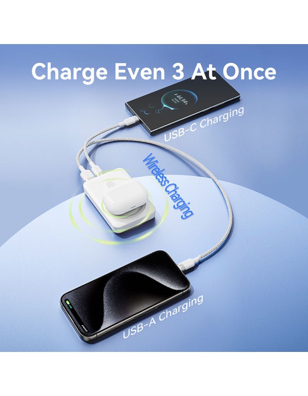 Vention Powerbank Wireless Magnetic 10000mAh 22.5W Black FHTB0