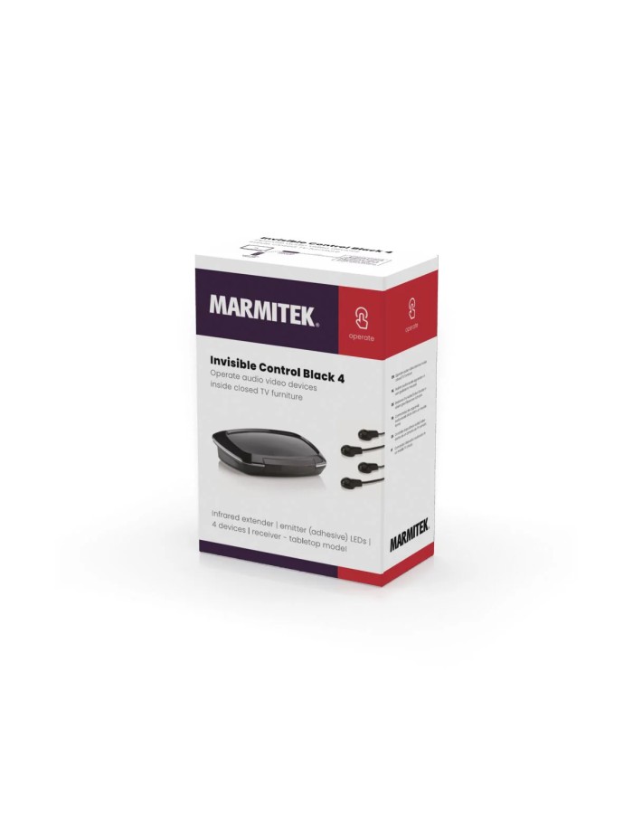 Marmitek Invisible Control Black 4 IR Extender up to 4 Devices