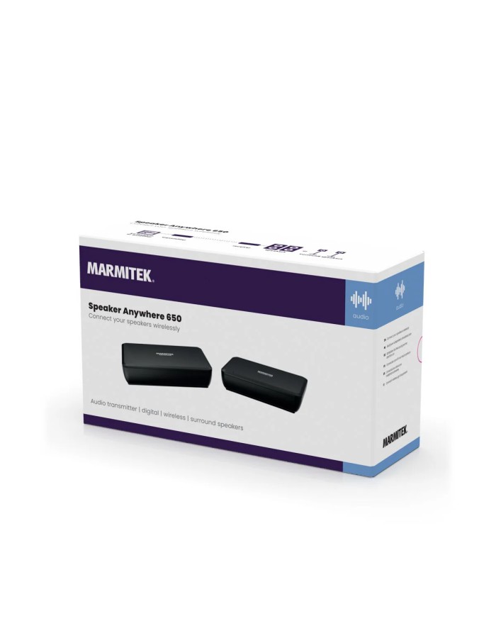 Marmitek Wireless Speaker Connection for Surround Speaker Anywhere 650 Marmitek Wireless Speaker Connection for Surround Speaker Anywhere 650