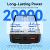 Vention Powerbank 20000mAh 22.5W Built-in USBC+Lighting Black FHPB0 Vention Powerbank 20000mAh 22.5W Built-in USBC+Lighting Black FHPB0