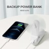 Jisulife F8X Plus White Portable Personal Fan with Lanyard & Powerbank function to Charge you Phone Jisulife F8X Plus White Portable Personal Fan with Lanyard & Powerbank function to Charge you Phone