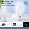 Jisulife F8X Plus White Portable Personal Fan with Lanyard & Powerbank function to Charge you Phone Jisulife F8X Plus White Portable Personal Fan with Lanyard & Powerbank function to Charge you Phone