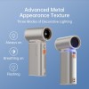 Jisulife ULTRA 1 Portable Personal Fan Aluminium Housing, Square & Round Nozzles Included, 75000 RPM, 1-100 Wind Scroll Wheel