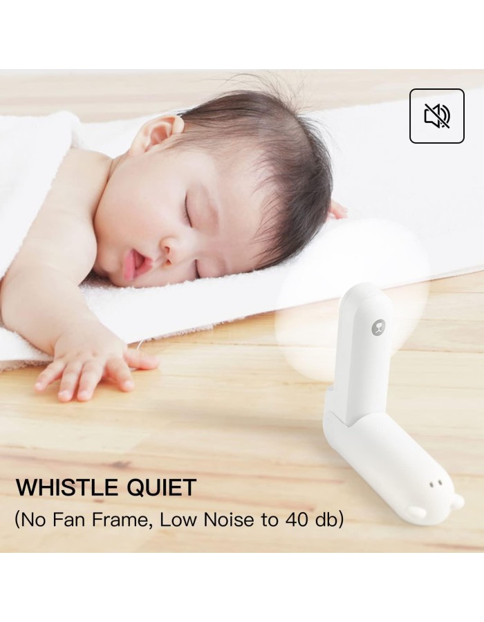 Jisulife F8X Plus White Portable Personal Fan with Lanyard & Powerbank function to Charge you Phone Jisulife F8X Plus White Portable Personal Fan with Lanyard & Powerbank function to Charge you Phone