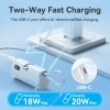 Vention Powerbank 4800mAh 22.5W Foldable Lightning White FHRW0