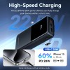 Vention Powerbank 20000mAh 22.5W Built-in USBC+Lighting Black FHPB0 Vention Powerbank 20000mAh 22.5W Built-in USBC+Lighting Black FHPB0