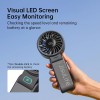 Jisulife LIFE 7 Black Portable & Foldable Personal Fan with LED Display Jisulife LIFE 7 Black Portable & Foldable Personal Fan with LED Display