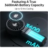 Jisulife Portable Personal Fan Life7 5000mAh Black