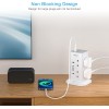 Tessan 8-Gang Extension 2 USB-A USB C 2m 13A TPS03-UK-C
