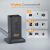 Tessan 2 Gang Extension 4 USB-A 2 USB C 2m 13A TS-FS02UK00 Tessan 2 Gang Extension 4 USB-A 2 USB C 2m 13A TS-FS02UK00
