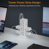 Tessan 12 Gang Extension 3 USB 2m 13A TPS04-UK-C