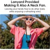 Jisulife Portable Personal Fan Life7 5000mAh Black