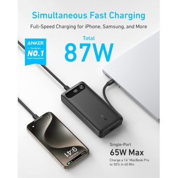 Anker Mobile Powerbank 20000 87W Black Anker Mobile Powerbank 20000 87W Black