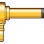 QTX RCA Female to 6.3mm Mono Male Right Angle Adaptor 757.025UK
