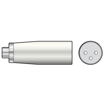 QTX RCA Female to XLR Male Adaptor 764.343UK