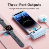 Vention Powerbank 4800mAh 22.5W Foldable Lightning White FHRW0