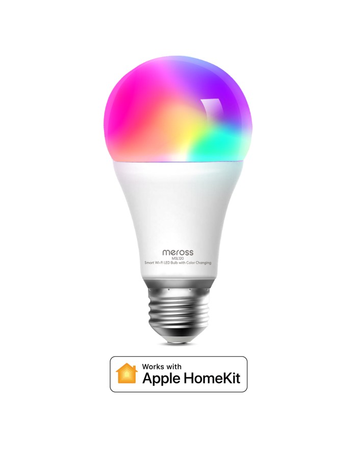 Meross Homekit Smart Wi-Fi LED Bulb RGBWW E27 MSL120HK-UK Meross Homekit Smart Wi-Fi LED Bulb RGBWW E27 MSL120HK-UK