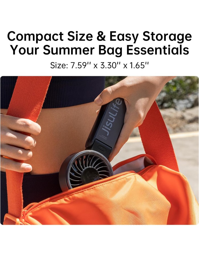 Jisulife Portable Personal Fan Life7 5000mAh Black