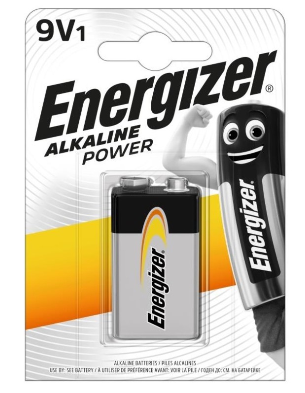 Energizer Alkaline 9V (1pc) Alkaline Power Energizer Alkaline 9V (1pc) Alkaline Power