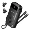 Vention Powerbank Wireless+Travel Charger 6in1 10000mAh Black FHXB0