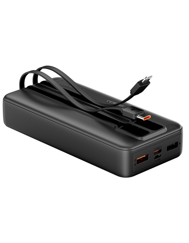 Vention Powerbank 20000mAh 22.5W Built-in USBC+Lighting Black FHPB0 Vention Powerbank 20000mAh 22.5W Built-in USBC+Lighting Black FHPB0