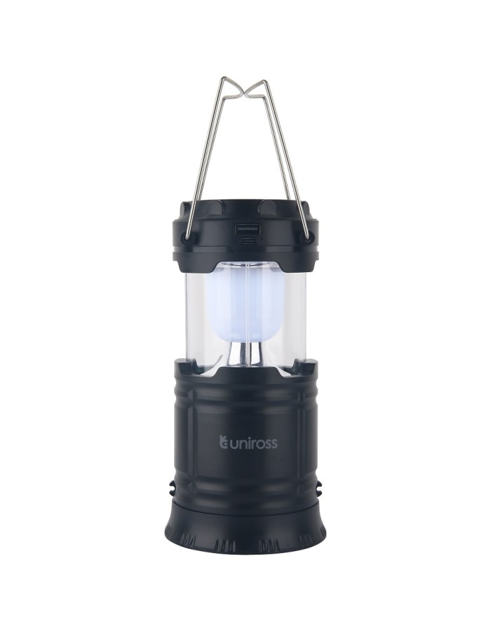 Uniross ULSA05 Solar & USB Rechargeable 360 degrees Lantern with Powerbank Uniross ULSA05 Solar & USB Rechargeable 360 degrees Lantern with Powerbank