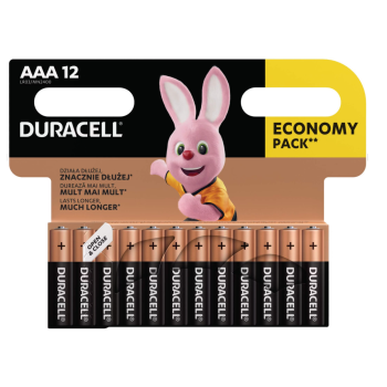 Duracell Alkaline AAA (12pcs) Basic