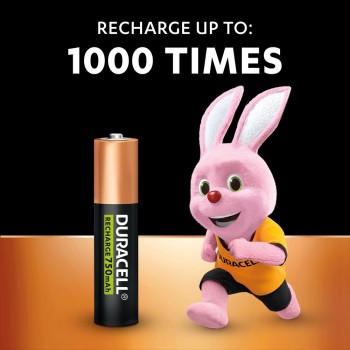 Duracell Rechargeable AAA 750 mAh (4pcs) Duracell Rechargeable AAA 750 mAh (4pcs)