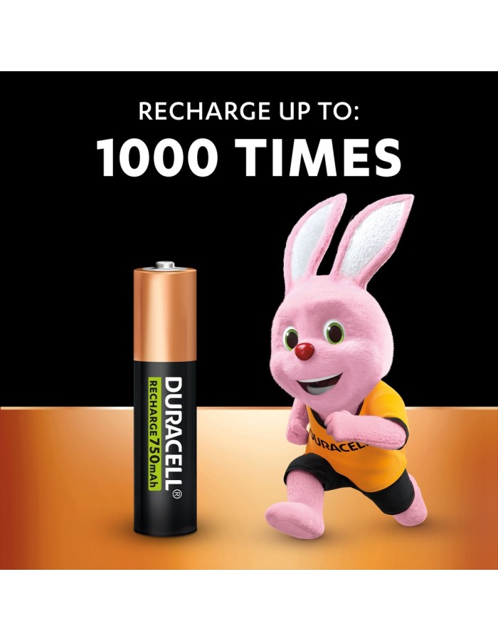 Duracell Rechargeable AAA 750 mAh (4pcs) Duracell Rechargeable AAA 750 mAh (4pcs)