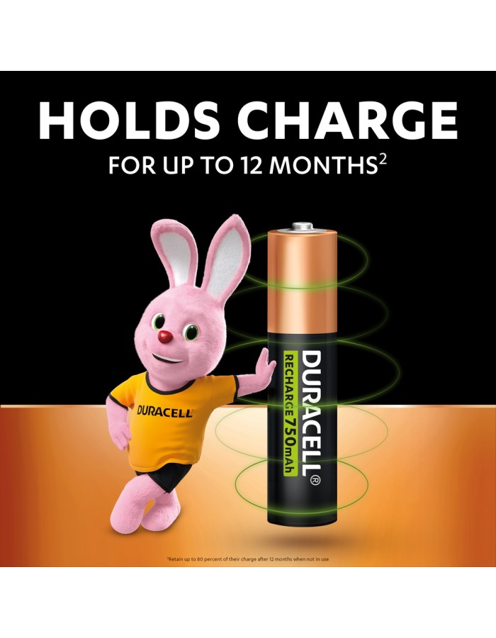 Duracell Rechargeable AAA 750 mAh (4pcs) Duracell Rechargeable AAA 750 mAh (4pcs)