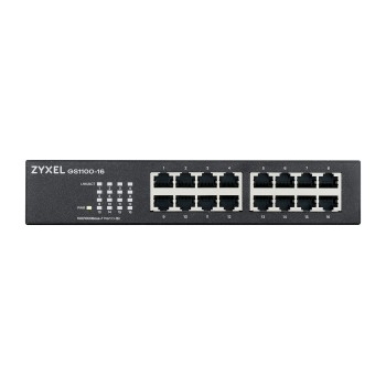 Zyxel Switch Gigabit Ethernet 16-Port R/M UK Plug GS1100-16