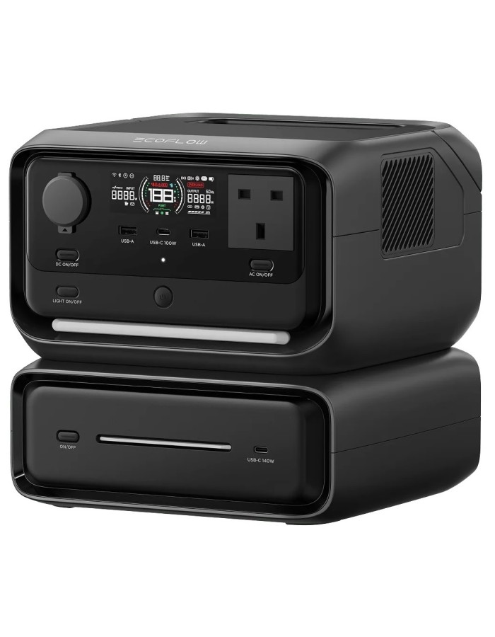 EcoFlow RIVER 3 Max 572Wh 600W with 3 UK plugs 100W USB-C (Plus + EB300) EcoFlow RIVER 3 Max 572Wh 600W with 3 UK plugs 100W USB-C (Plus + EB300)