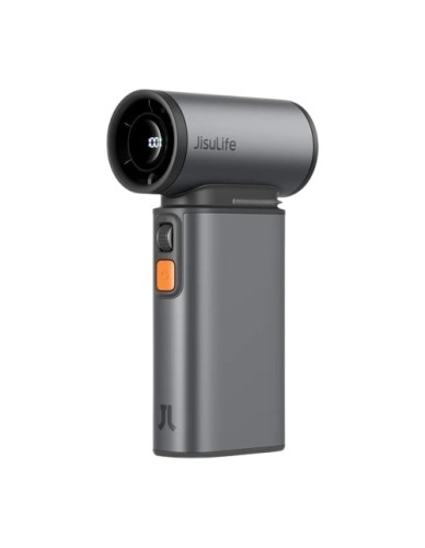 Jisulife ULTRA 1 Portable Personal Fan Aluminium Housing, Square & Round Nozzles Included, 75000 RPM, 1-100 Wind Scroll Wheel