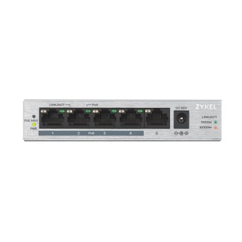 Zyxel Switch PoE Gigabit 4PoE 60W GS1005-HP UK Plug