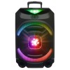 N-Gear FLASH1550 15'' Portable Karaoke Disco Speaker with Wireless Mic BT USB & LED Effects