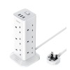 Tessan 12 Gang Extension 3 USB 2m 13A TPS04-UK-C