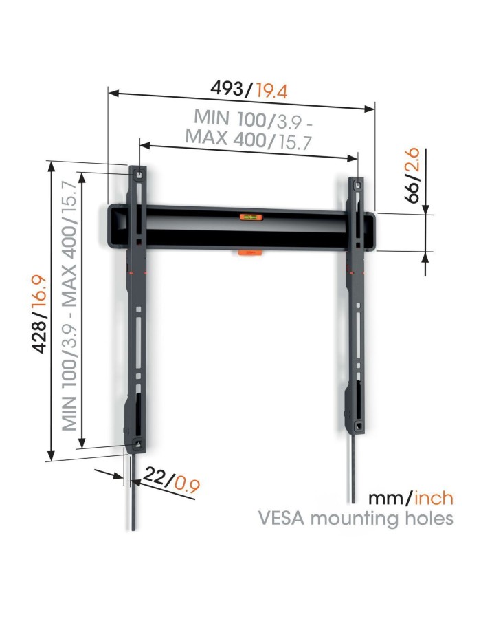 Vogels COMFORT TVM3405 SP TV Wall Mount 40x40 Fixed OLED Vogels COMFORT TVM3405 SP TV Wall Mount 40x40 Fixed OLED