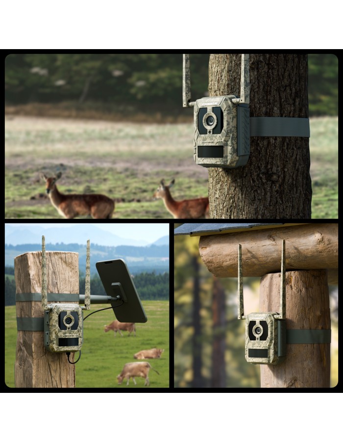 Reolink Camovue Talon Pro S130 4K 4G Wildlife Battery Solar Camera (with Lithium Battery included)