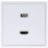 HDL Panel TILE SERIES Ivory White 1xUSB-A 1xHDMI