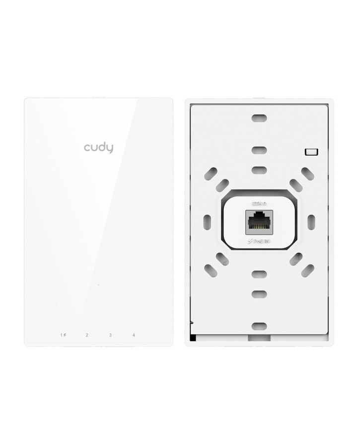 Cudy Access Point Wall-Plate AX3000 Dual Band Wi-Fi 6 AP3000 Cudy Access Point Wall-Plate AX3000 Dual Band Wi-Fi 6 AP3000
