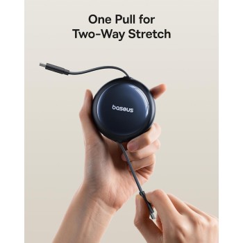 Baseus Cable USB-C to USB-C  Nomos Retractable Cable  100W 1.5m