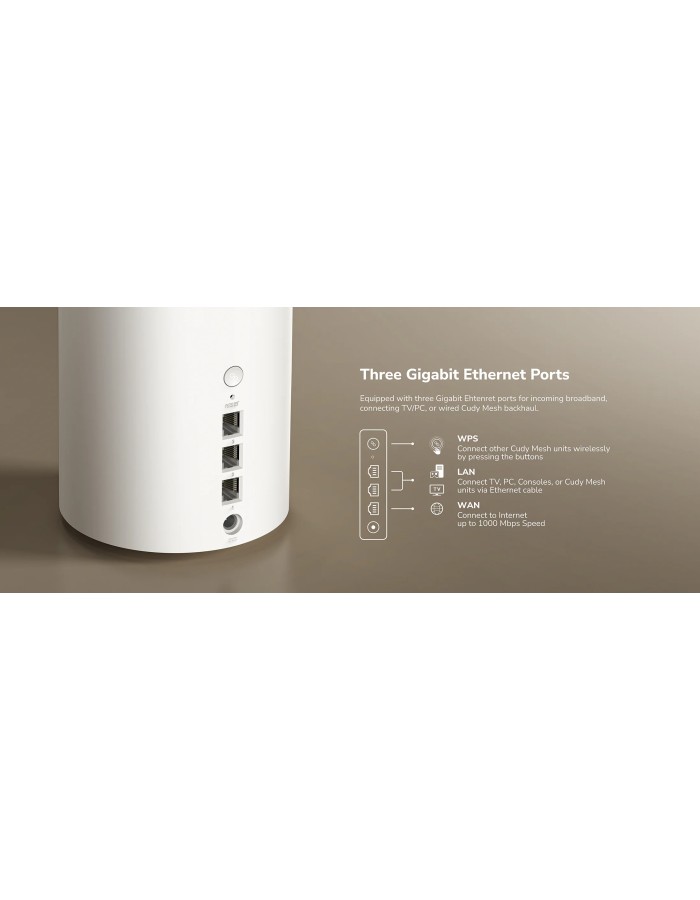 Cudy Mesh BE3600 Dual Band Gigabit Wi-Fi 7 3-Pack M3600