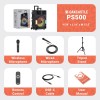 Majority Speakers Portable Karaoke PS500 150W 2xMic + Tripod (Oakcastle) UK