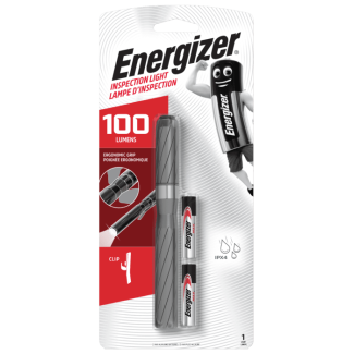 Energizer Metal Inspection Pen Torch Light 100 Lumens (2xAAA)
