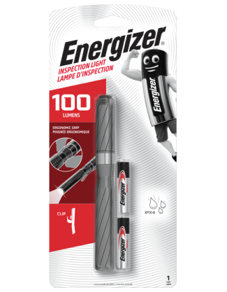 Energizer Metal Inspection Pen Torch Light 100 Lumens (2xAAA) Energizer Metal Inspection Pen Torch Light 100 Lumens (2xAAA)