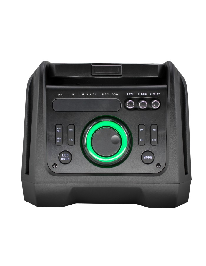 N-Gear FLASH1040 10'' Portable Karaoke Speaker with 1x Wireless Mic LED Lights USB & BT