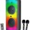 SonicGear AudioXPro1200HD 2 x 12'' Portable Karaoke Speaker with 2 x Wireless Microphones