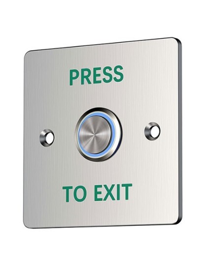 Zudsec Button Door Release Waterproof With Blue Light ZDBT-701BW-BL Zudsec Button Door Release Waterproof With Blue Light ZDBT-701BW-BL